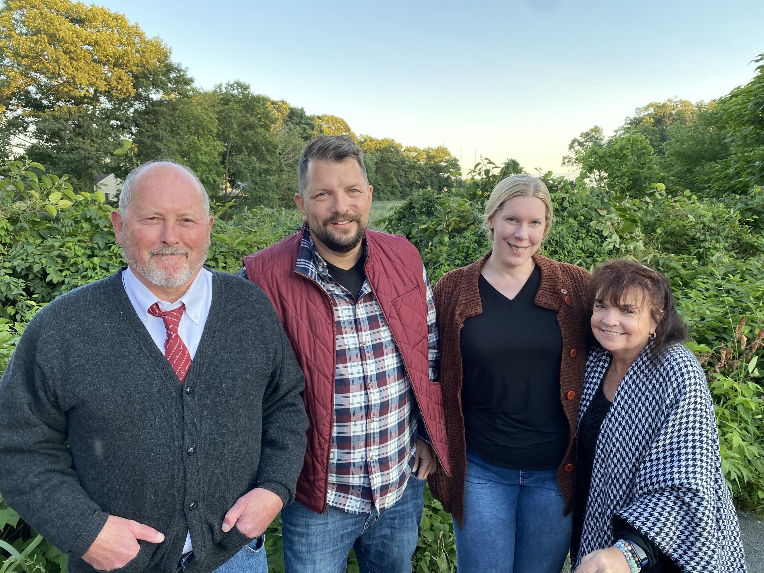 Eastbound Theatre cast of Outside Mullingar in rehearsal.