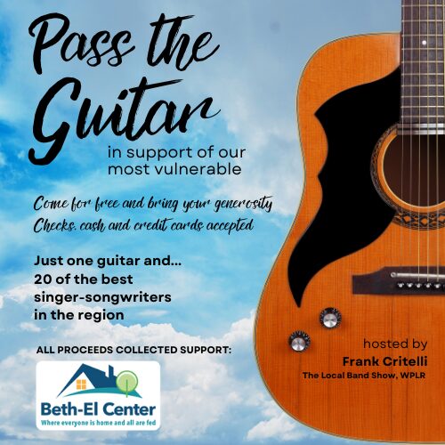 Logo for Pass the Guitar Beth El Benefit