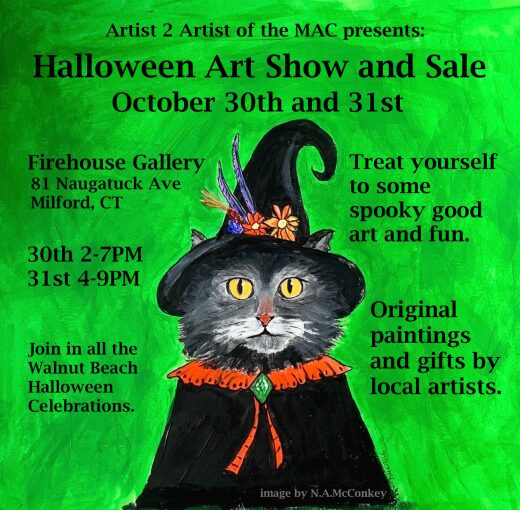 Poster for Halloween pop up shop