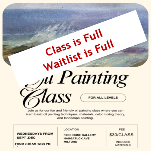 Oil Painting Fall 2025 (2.0) CLASS FULL
