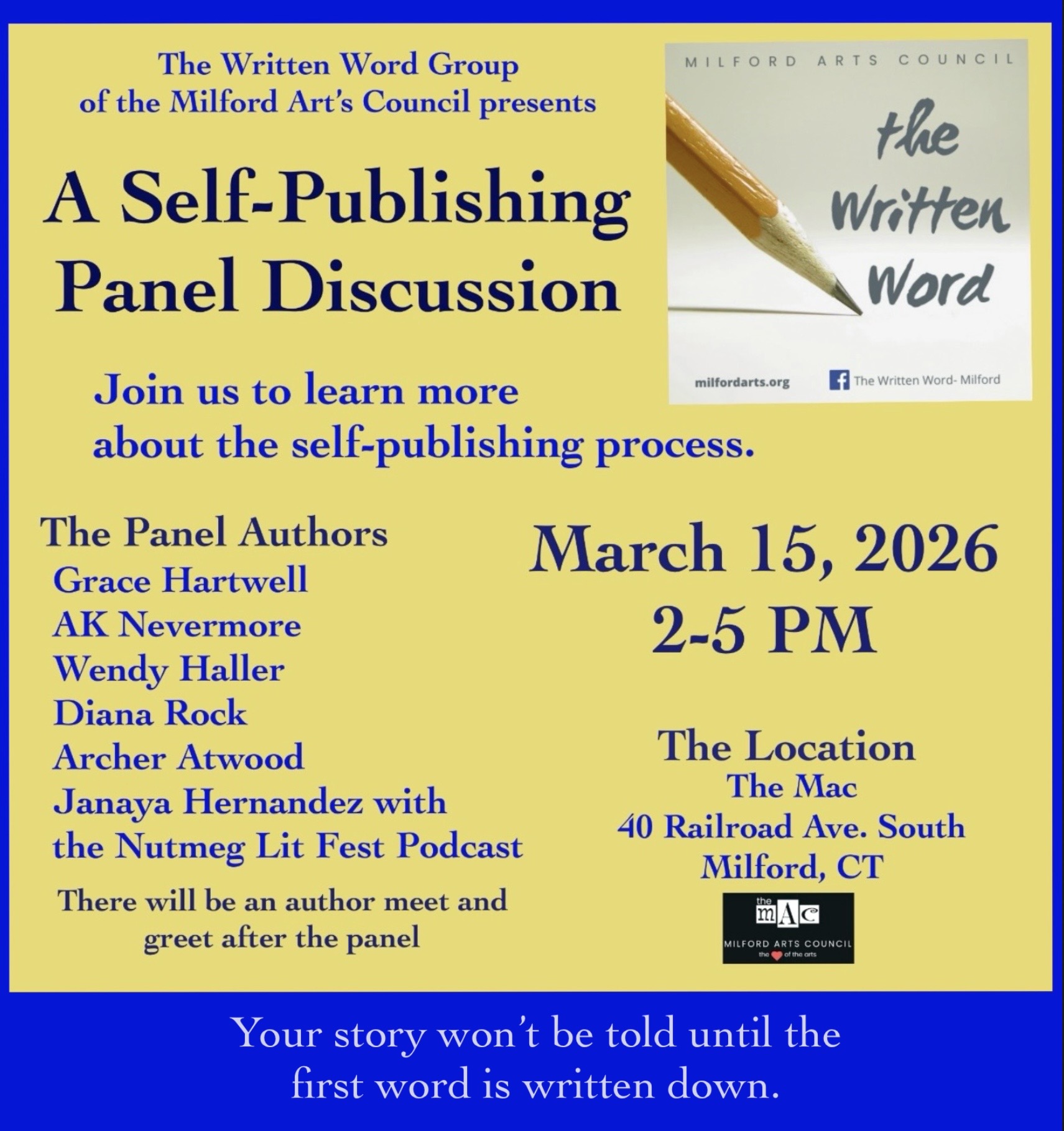 Self Publishing Panel Discussion